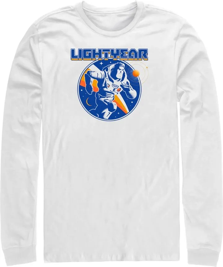 Men's Lightyear Retro Logo Long Sleeve Shirt - White - X Large