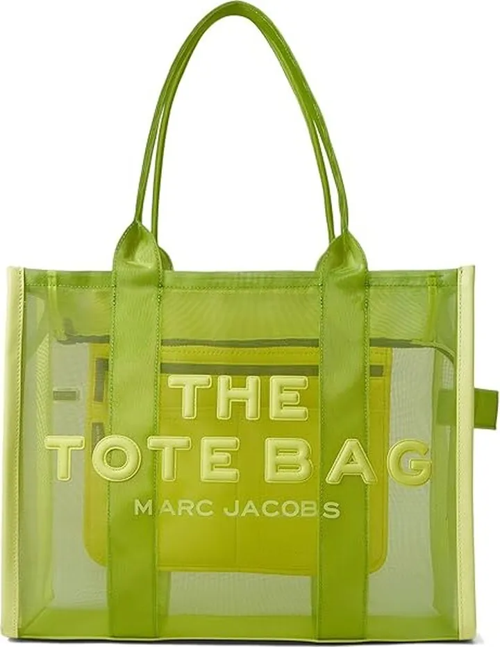 Marc Jacobs The Large Tote (Bright Green) Tote Handbags