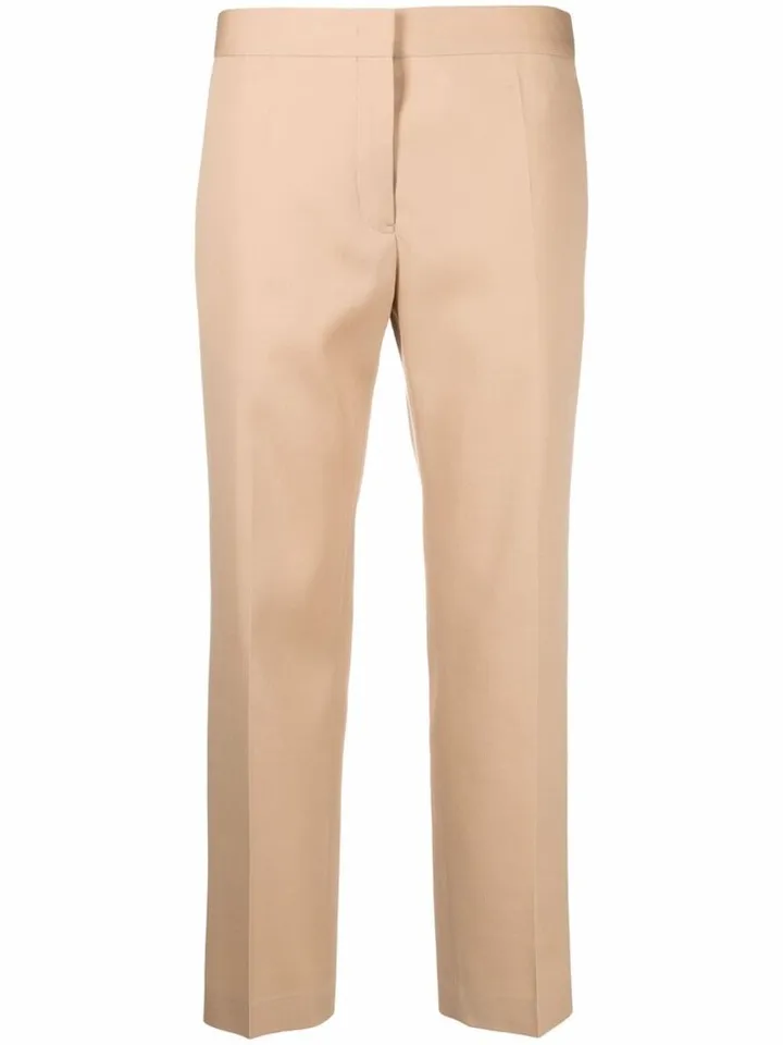 High-Waisted Press-Crease Trousers