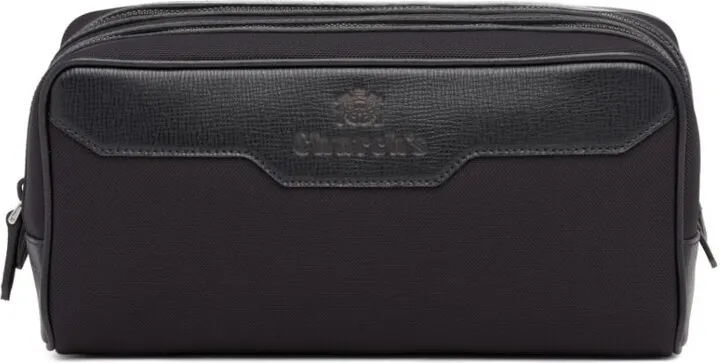 large St James leather wash bag