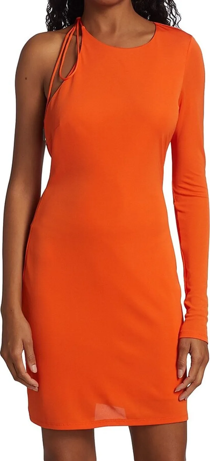 Kayleigh Jersey One Shoulder Minidress