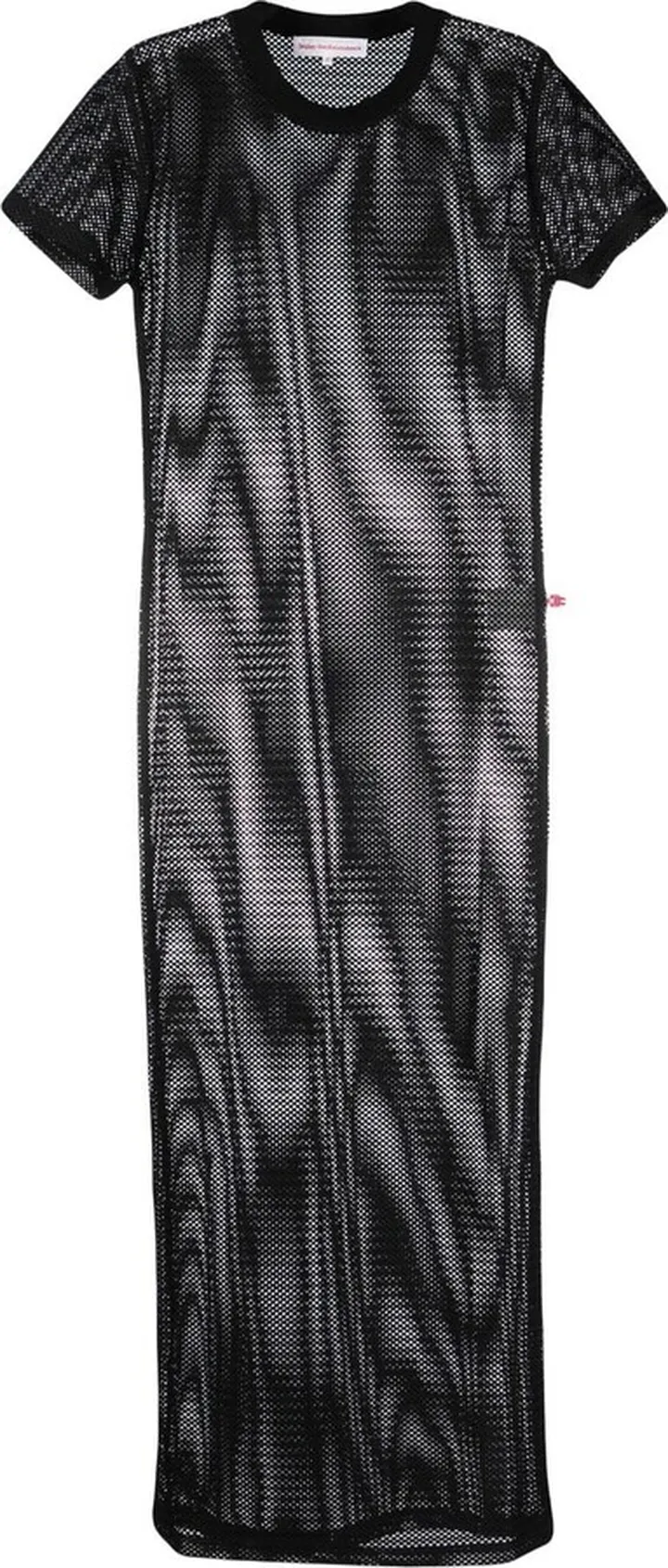mesh-design maxi T-shirt