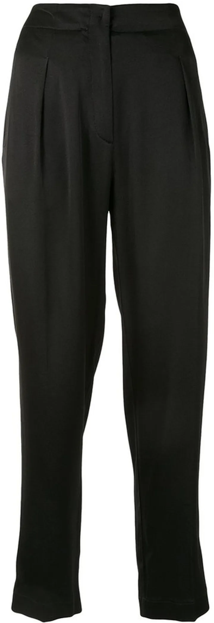 Cropped Straight Leg Trousers