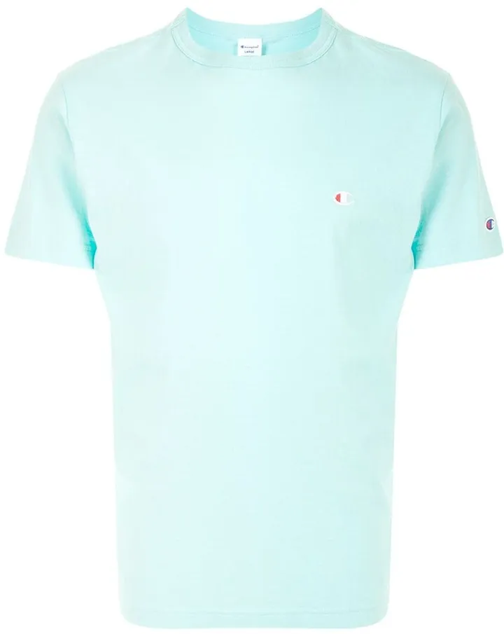 embroidered logo crew neck T-shirt