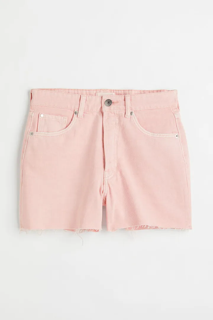 High Waist Denim Shorts