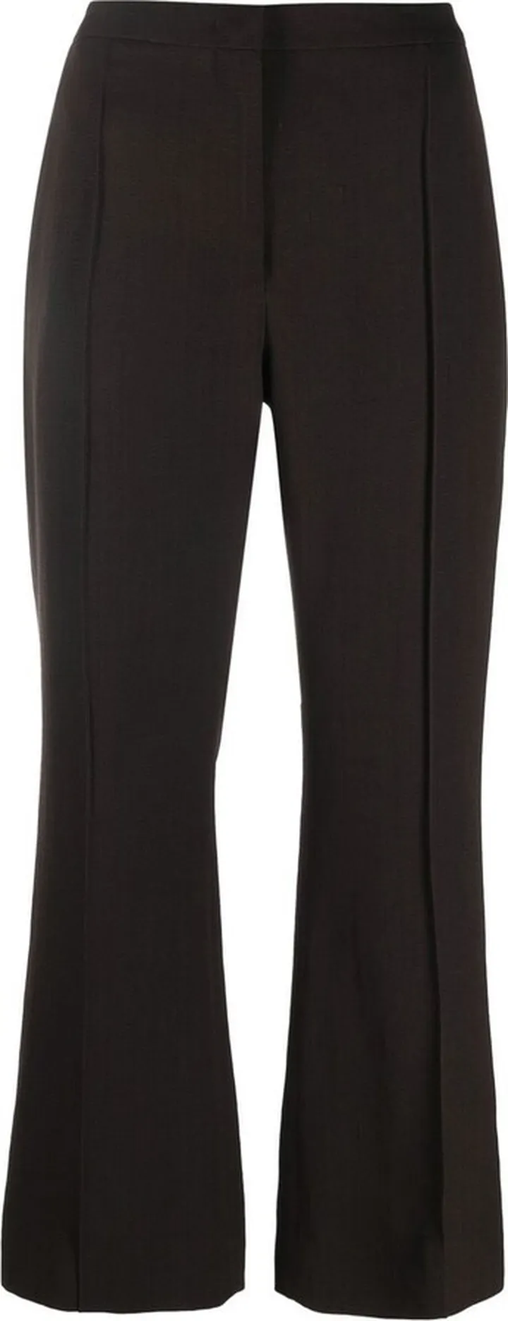 High-Waisted Cropped Trousers