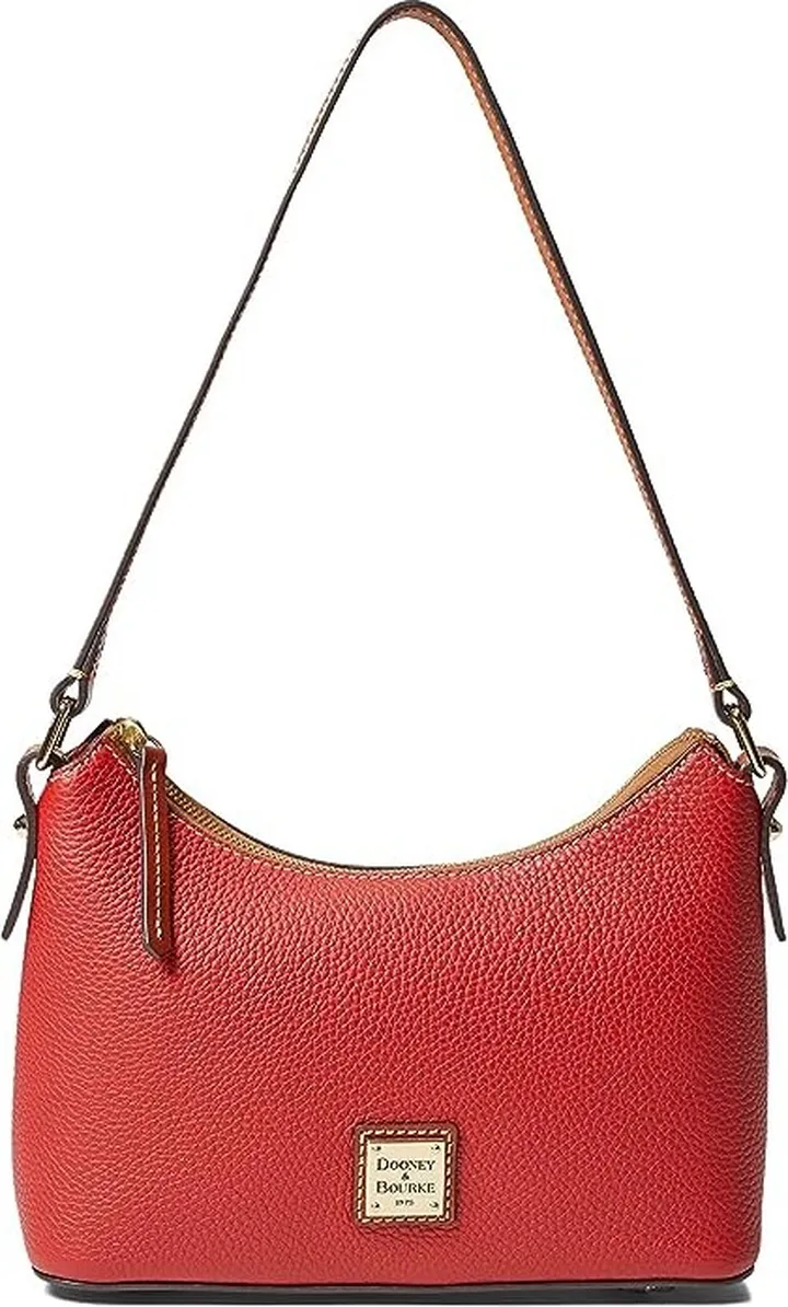 Dooney & Bourke Pebble Baguette (Red) Handbags