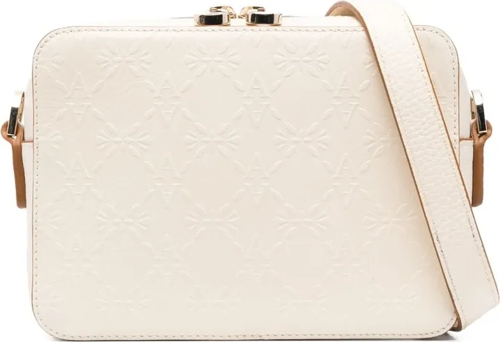 Embossed-Monogram Camera Bag
