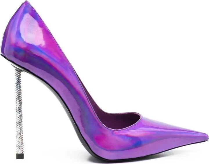 Bella 120mm patent-leather pumps