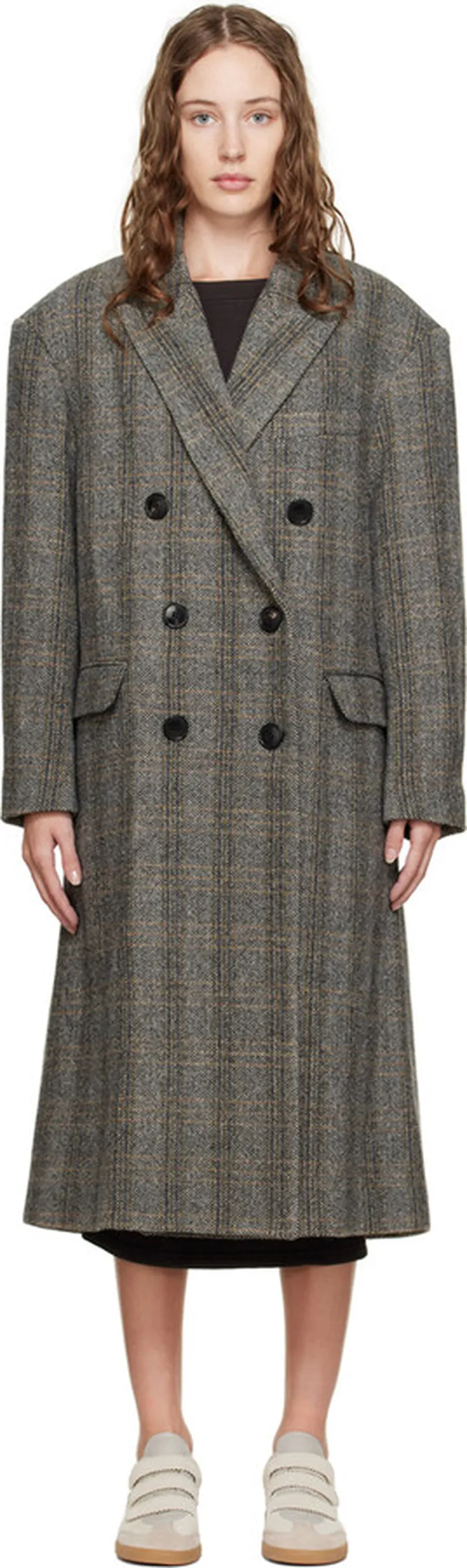 Isabel Marant Etoile Gray Lojima Coat