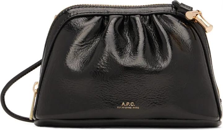 A.P.C. Black Small Ninon Bag