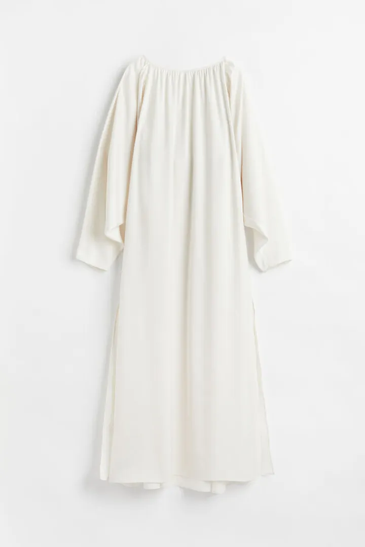 Voluminous Satin Dress