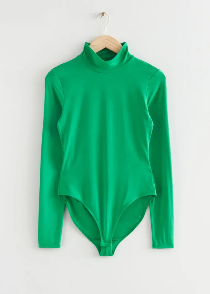 Mock Neck Bodysuit