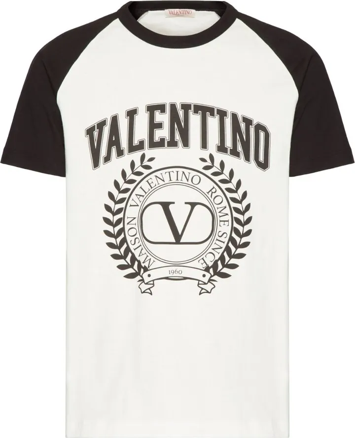 college logo-print T-shirt