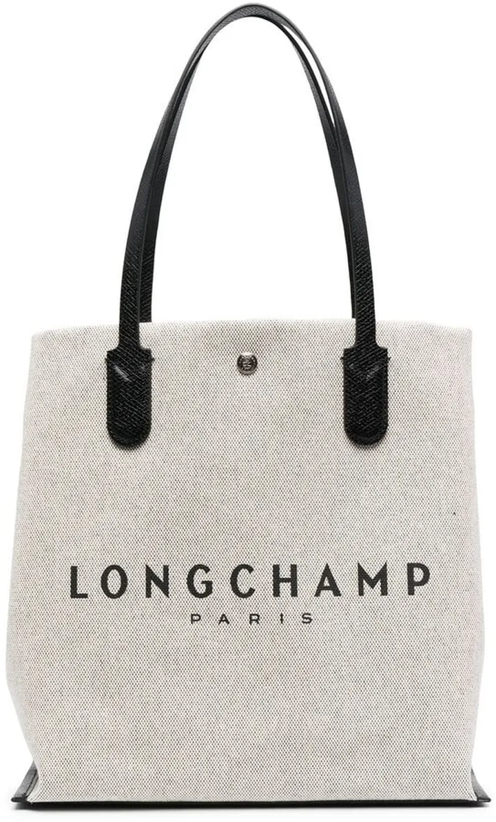 Logo-Print Canvas Tote
