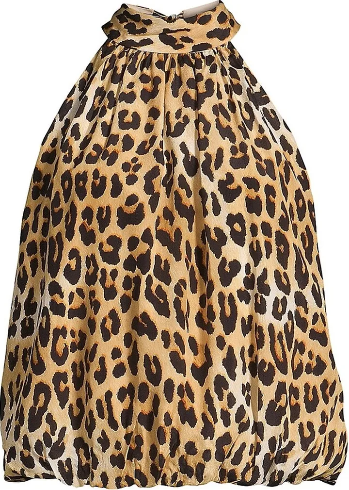 Maris Leopard Halterneck Top
