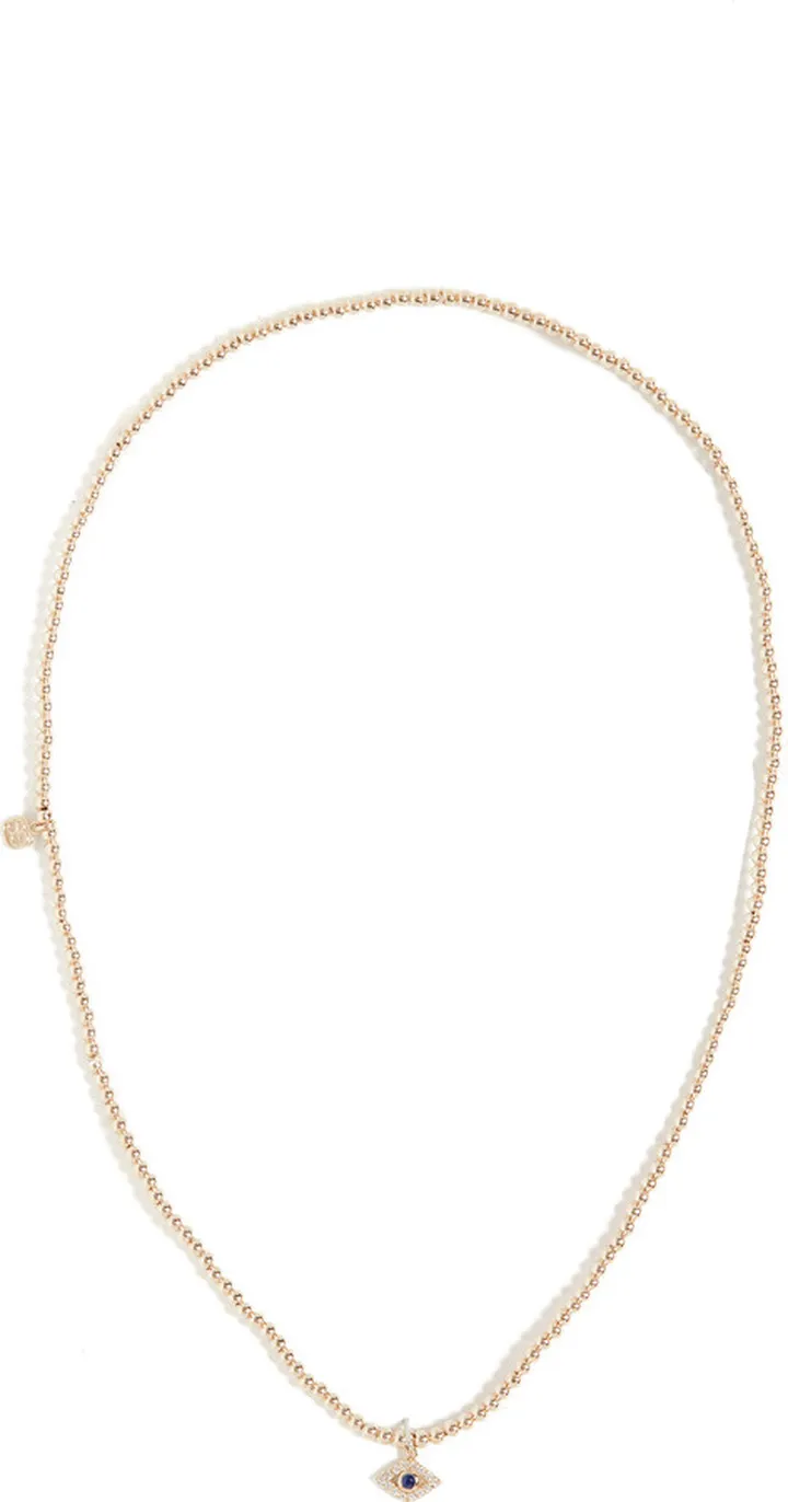 Sydney Evan Bezel Evil Eye Charm