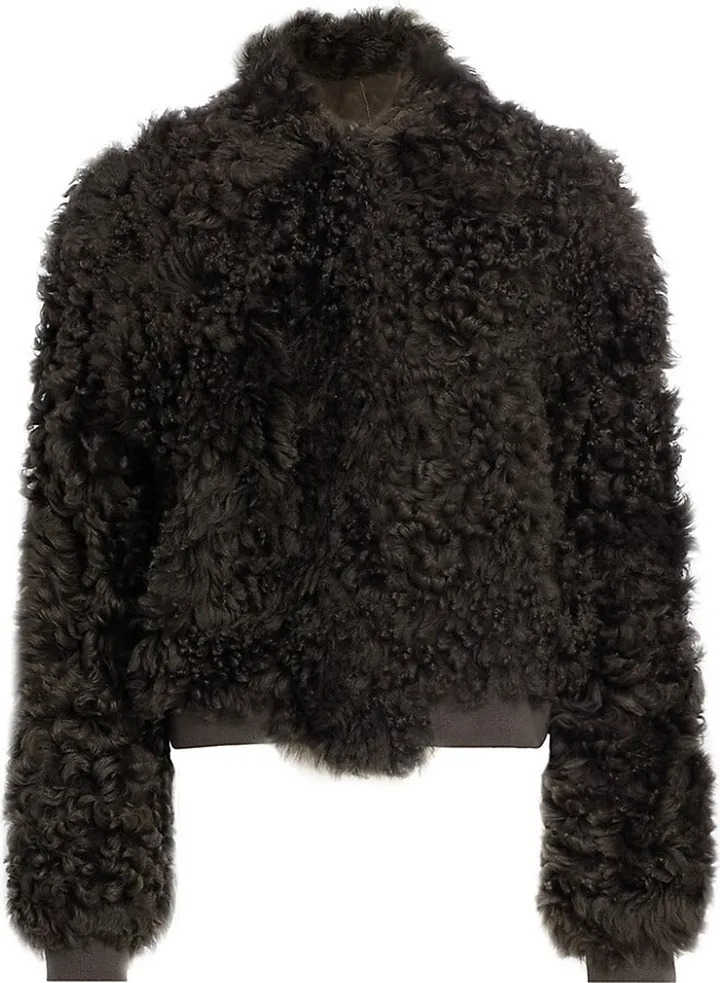 Tessa Shearling Bomber Jacket