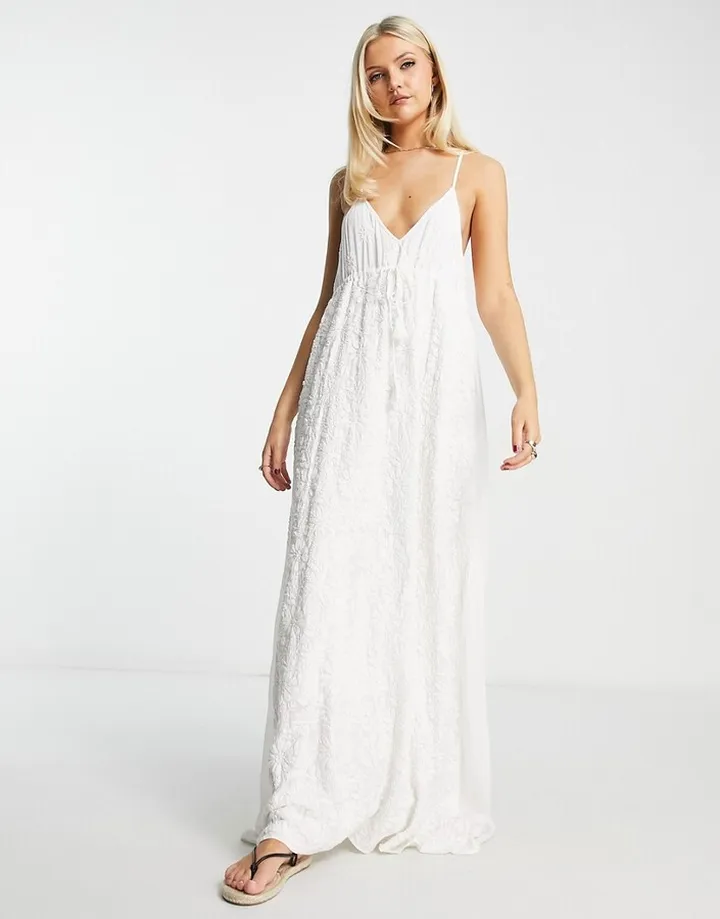 Raga Lillywhite maxi dress in white