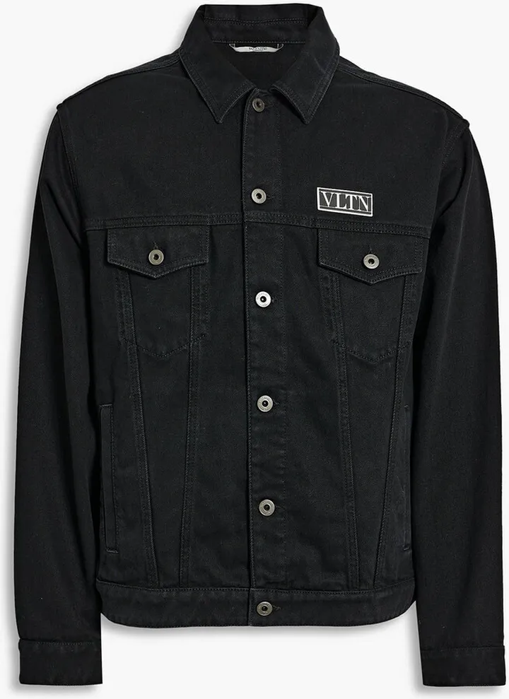 Appliquéd denim jacket