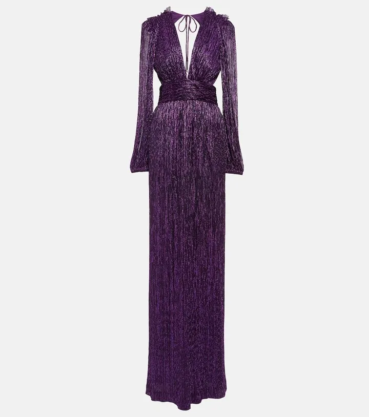 Leonie metallic gown
