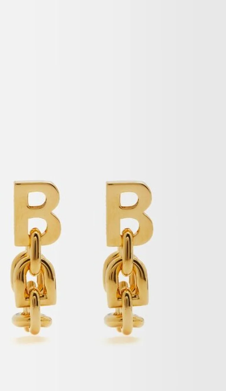 B-link Chain Earrings