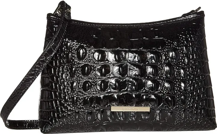 Brahmin Melbourne Lorelei Shoulder Bag (Black) Handbags