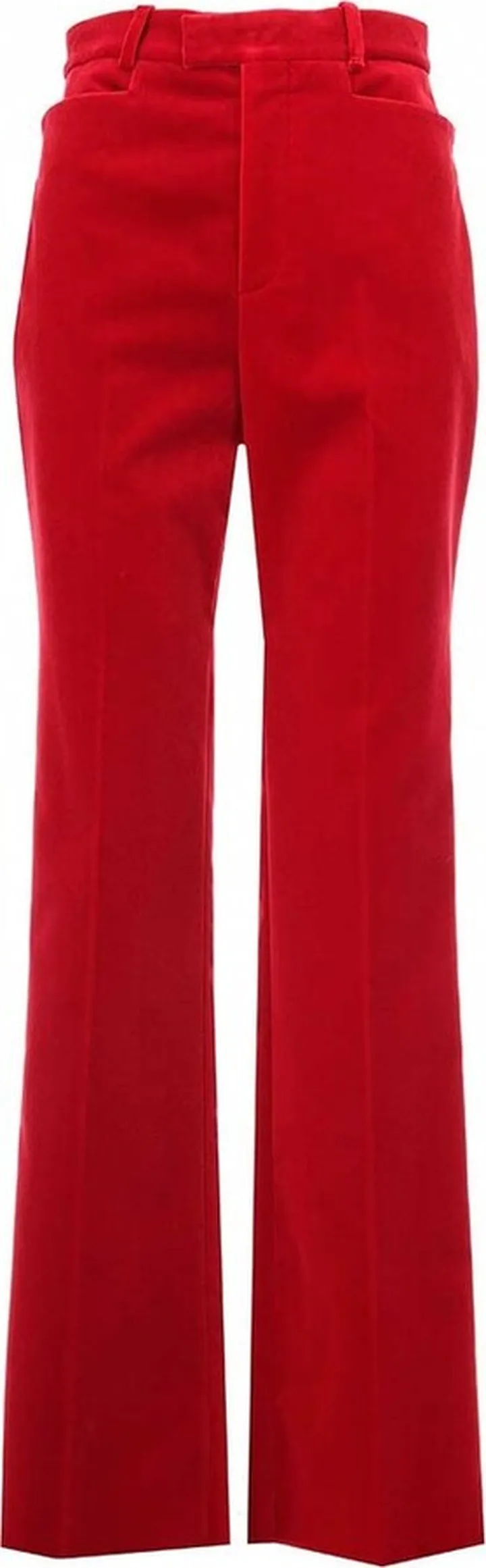 Gucci High Waist Straight Leg Trousers