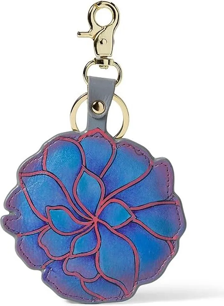 Anuschka Painted Leather Bag Charm - K0009 (Desert Garden) Handbags