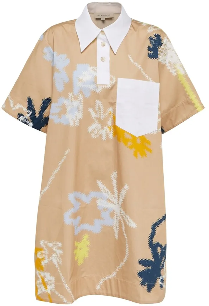 Soho printed cotton poplin minidress