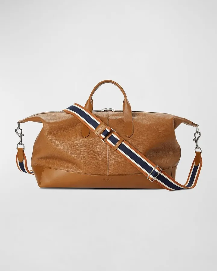 Men's Canfield Grained Leather Duffel Bag