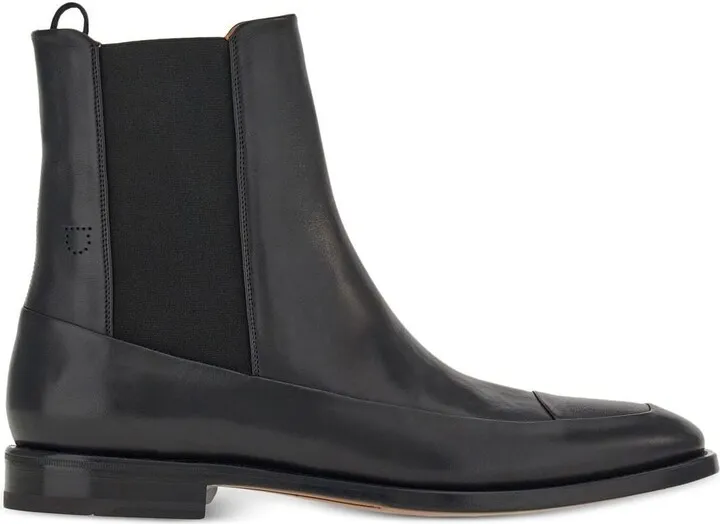 leather Chelsea boots