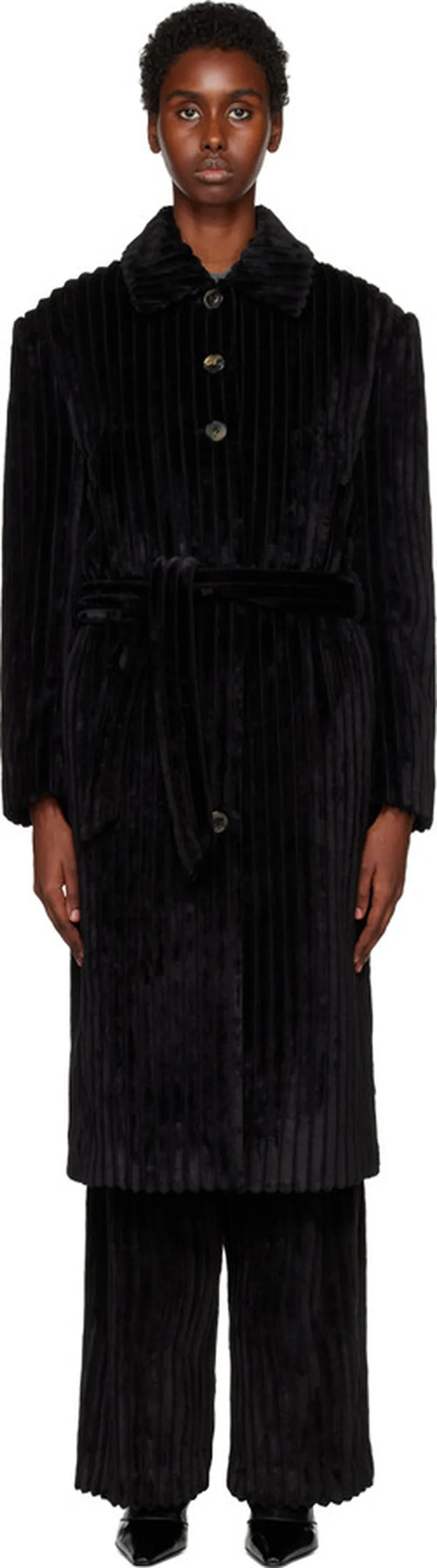 Recto Black Nuit Coat