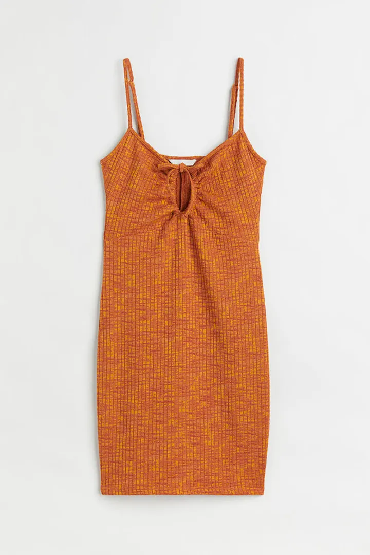 Ribbed Jersey Bodycon Dress