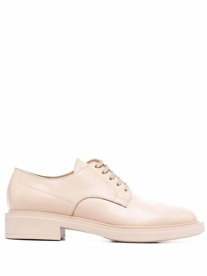 Leather Lace-Up Shoes