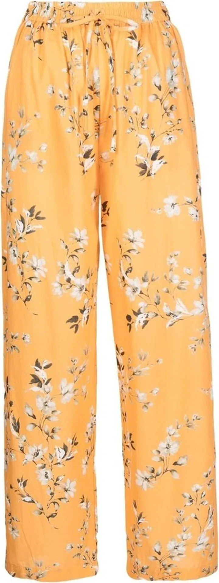 Floral Straight-Leg Trousers