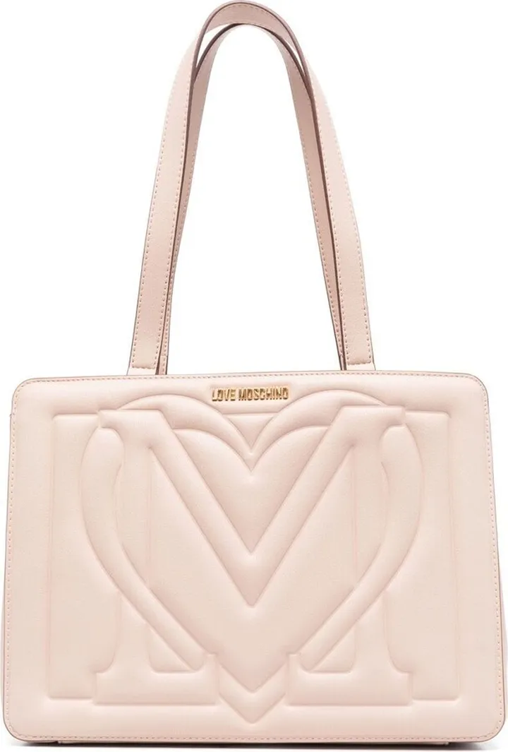 Debossed-Logo Tote Bag