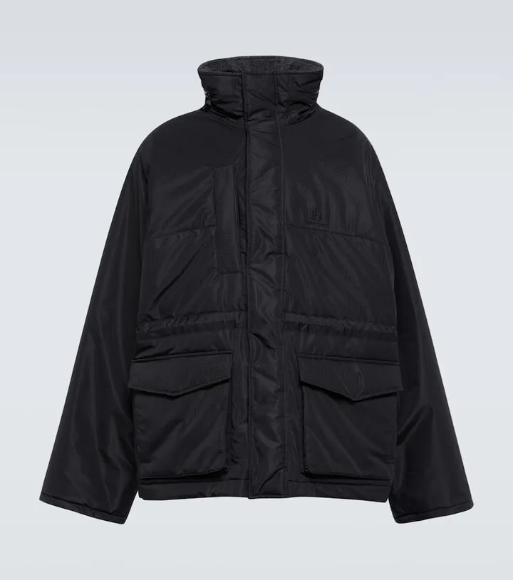 Reversible wool jacket