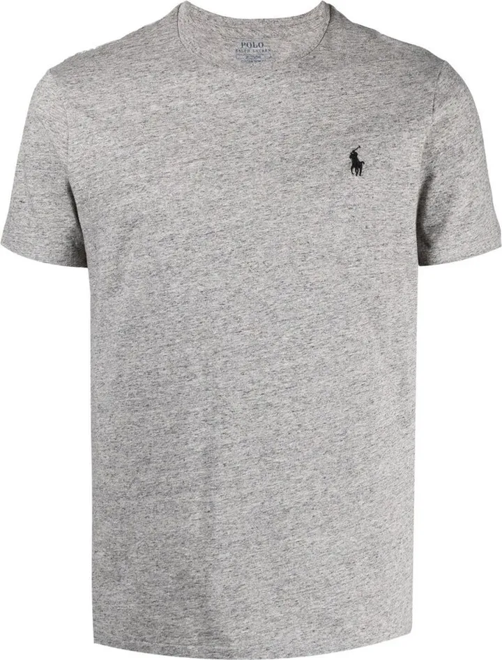 Grey Polo Pony Cotton T-Shirt