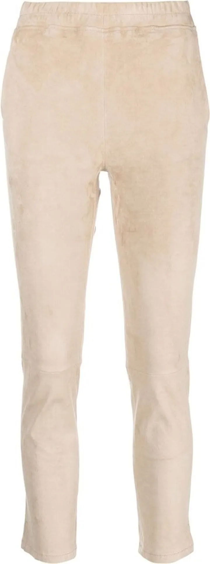 Lambskin Cropped Trousers