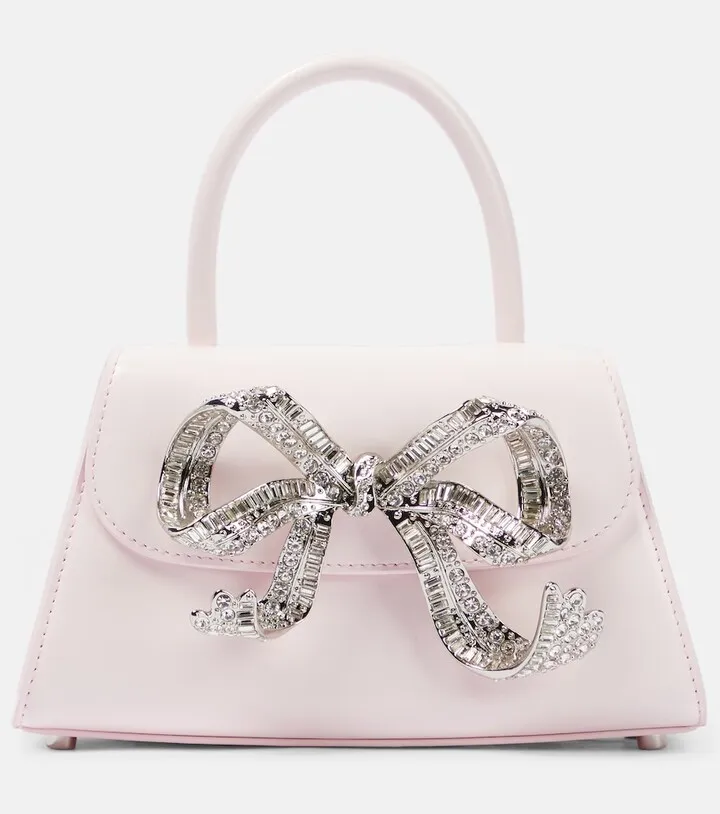 The Bow Mini leather tote bag