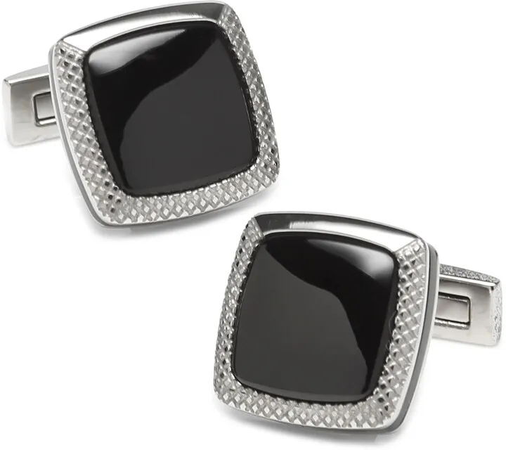 Onyx Cushion Cuff Links