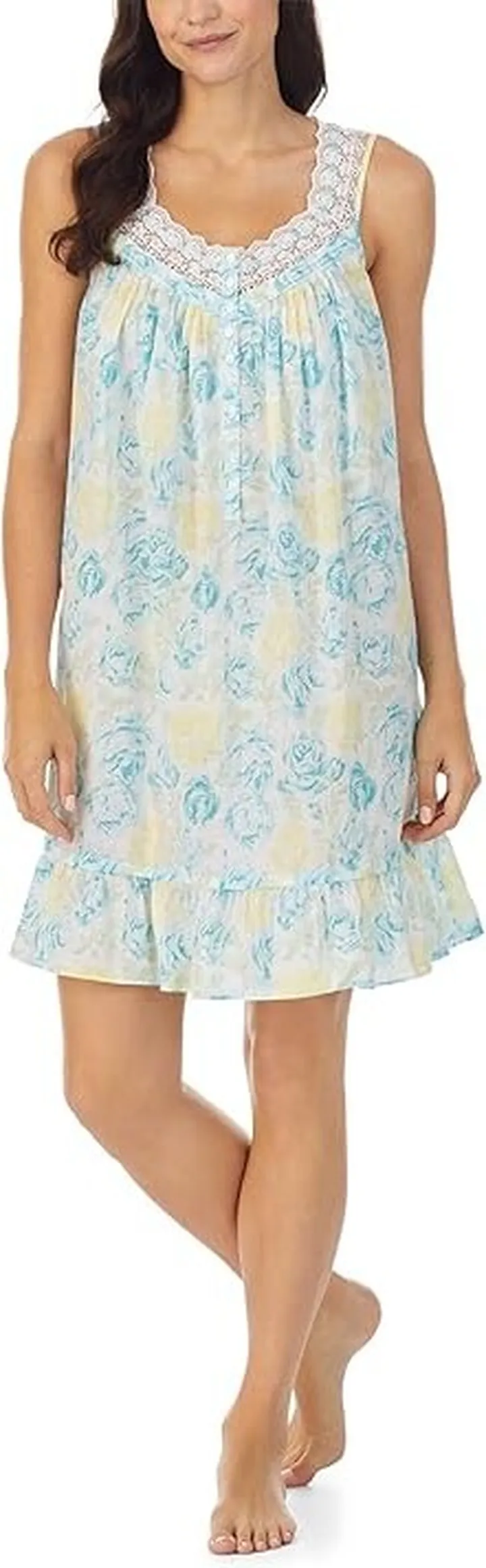 Eileen West Sleeveless Chemise (Shadow Rose) Women's Pajama