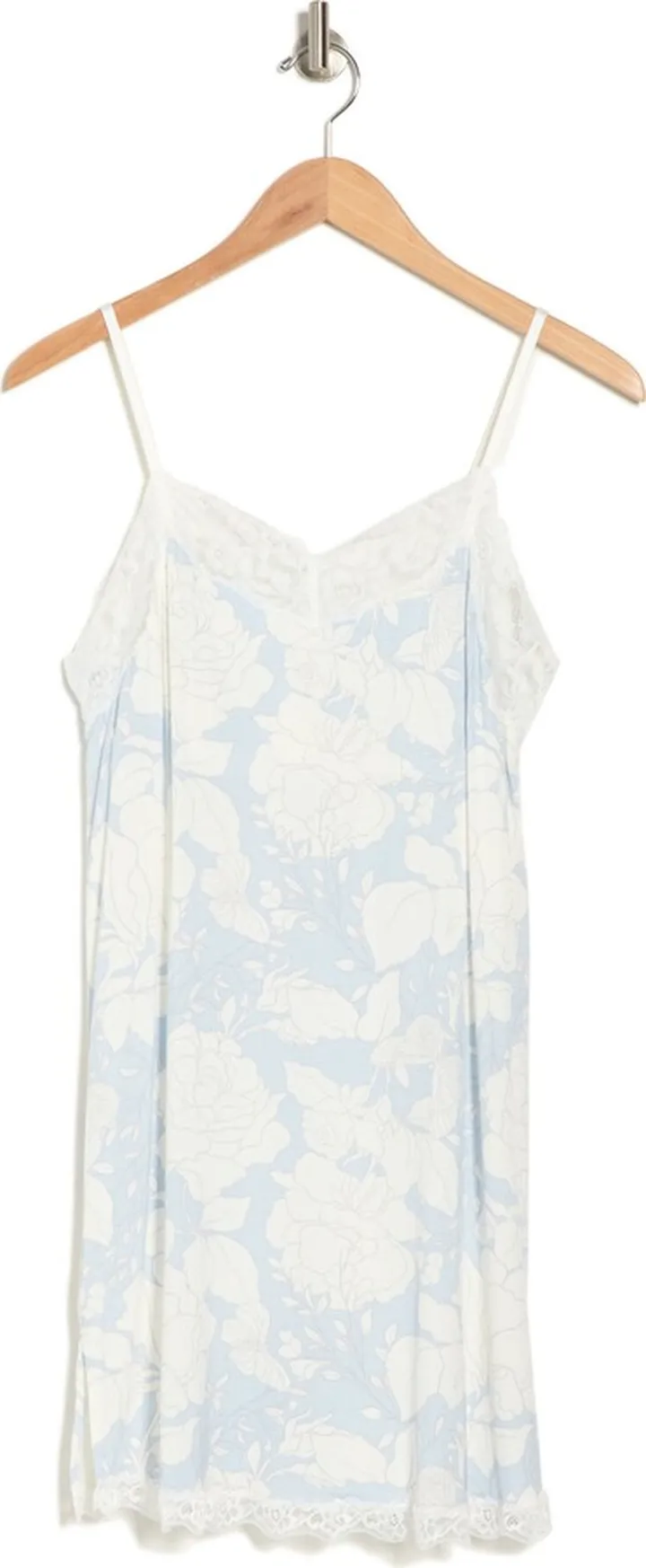 Chemise Lace Detail Shelf Bra Cami