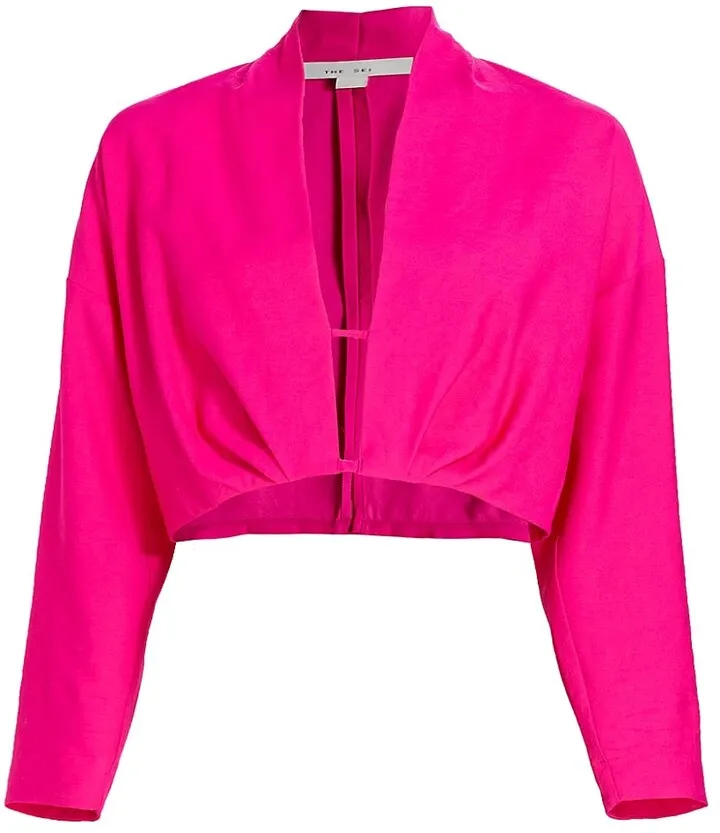 Long-Sleeve Crop Top