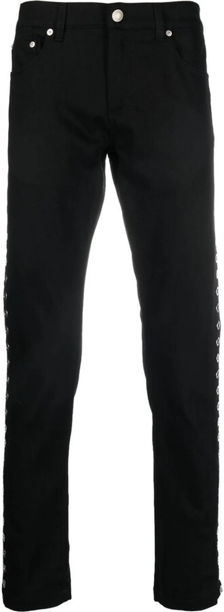 Black Mid-Rise Skinny Jeans