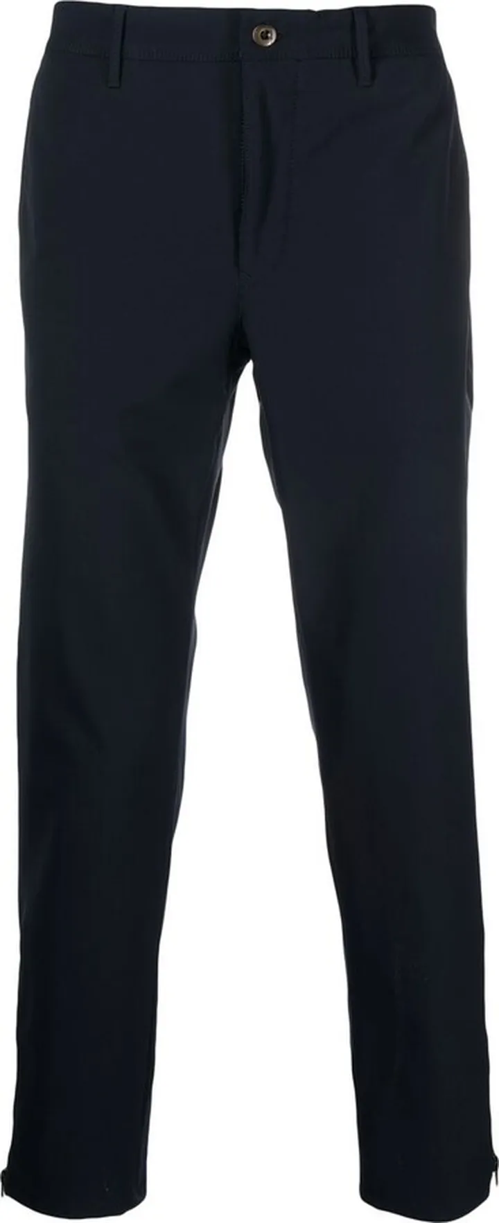 Tapered-Leg Cropped Trousers