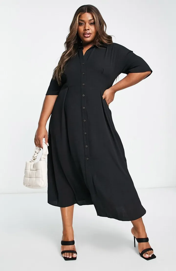 Curve Midi Shirtdress
