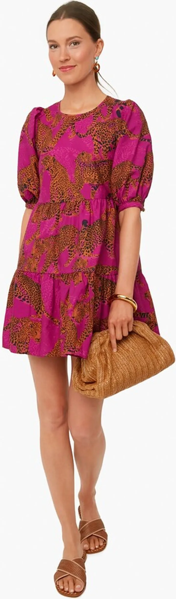 Artsy Leopards Mini Dress