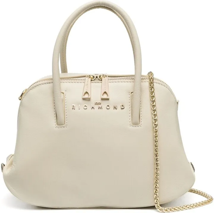 Gold-Tone Logo Tote Bag
